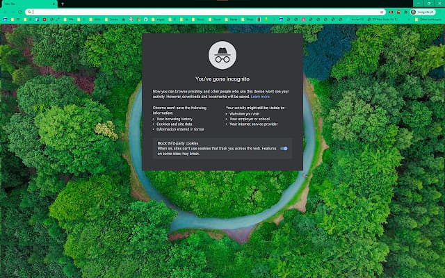 Green Peaceful Ambience Theme - Screenshots